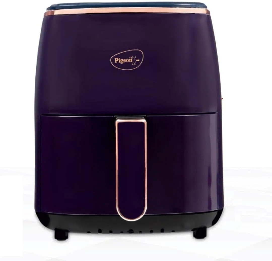 Pigeon Healthifry Plus Digital Air Fryer – 4.2L, 1400W, 360° Air Circulation (Purple)
