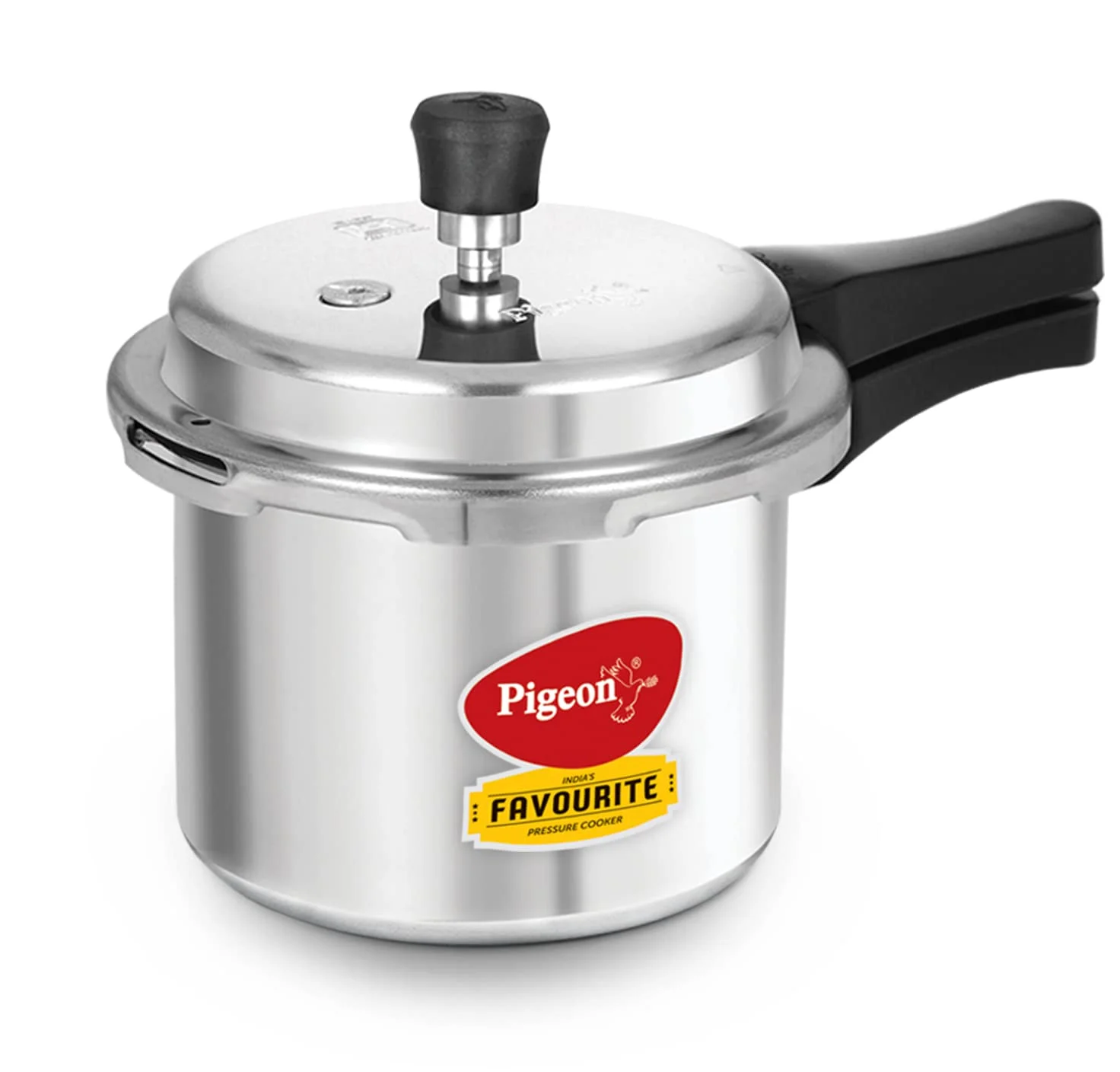 Pigeon Favourite 3L Aluminium Pressure Cooker – Silver