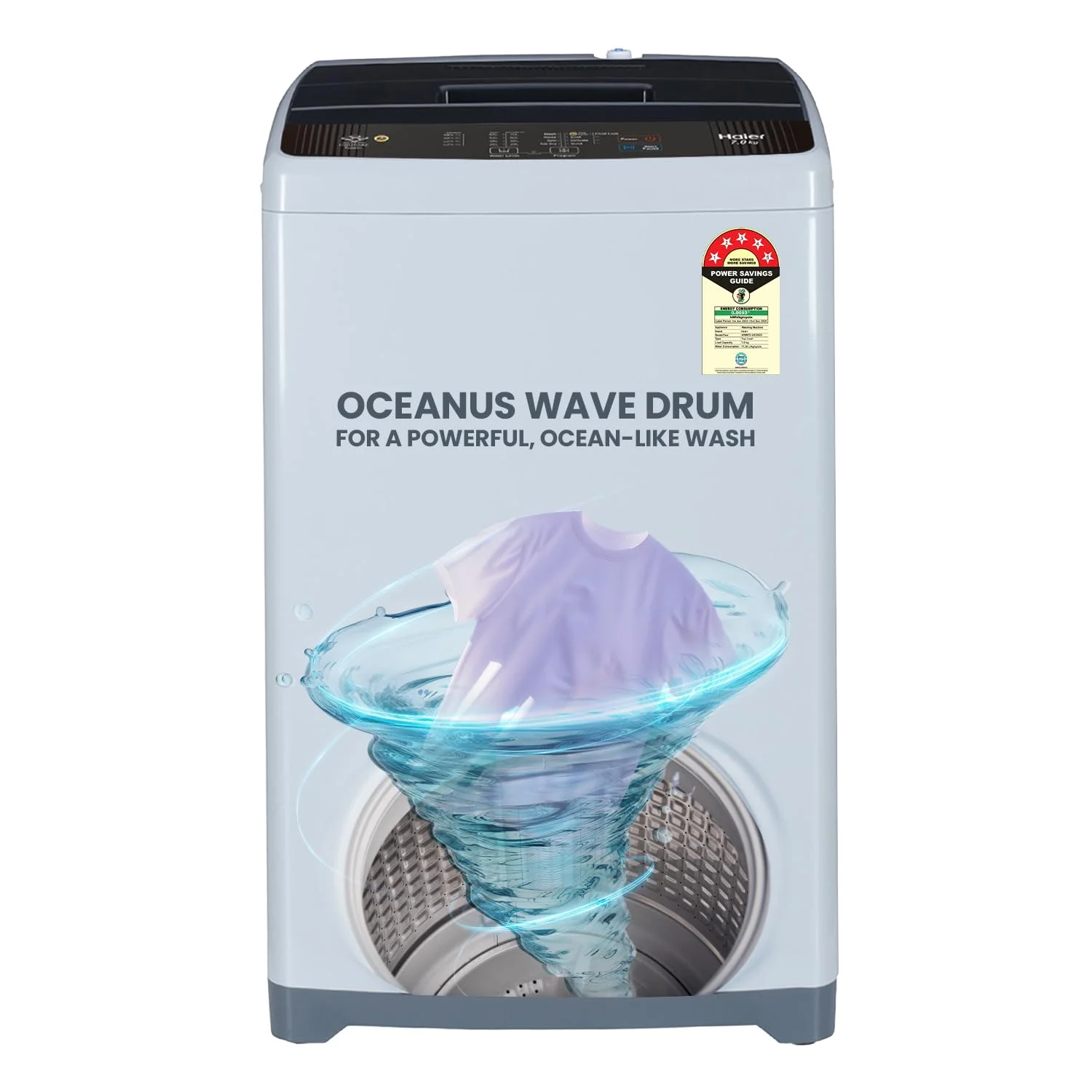 Haier HWM70-AE 7 kg 5 Star Fully Automatic Top Load Washing Machine